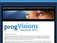 Tablet Screenshot of progvisions.nl